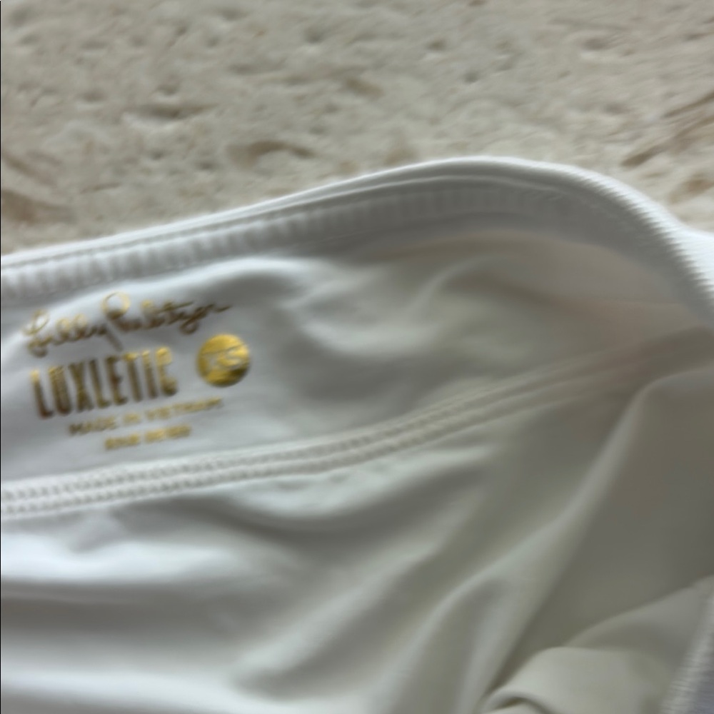 Lilly Pulitzer Luxletic White Tennis Skirt - Picture 3 of 5